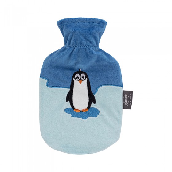 Warmwaterkruik - Met zachte hoes pinguin