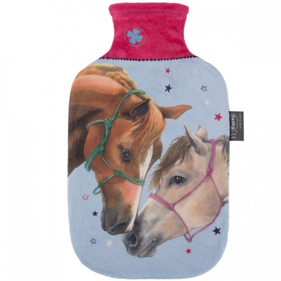 Warmwaterkruik - Hoes met paarden