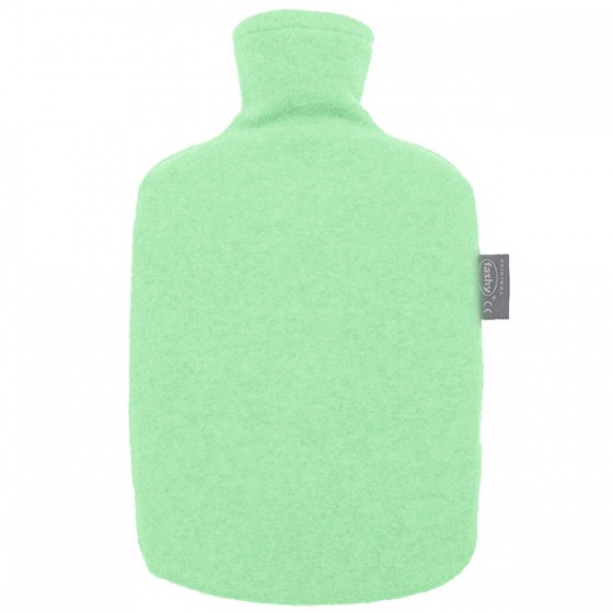 Warmwaterkruik - Met fleece hoes eco groen