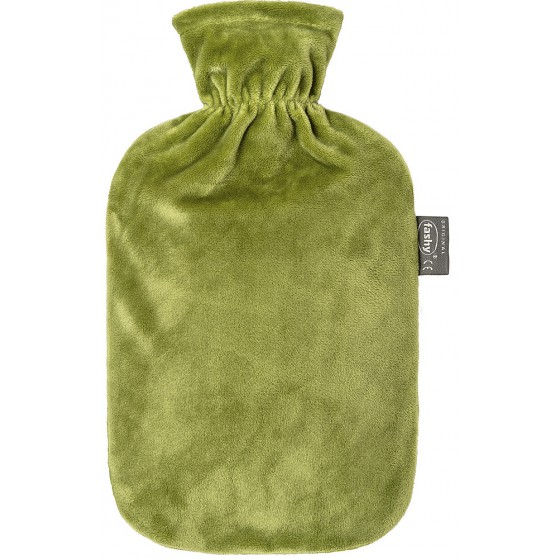 Warmwaterkruik - Met groene zachte hoes